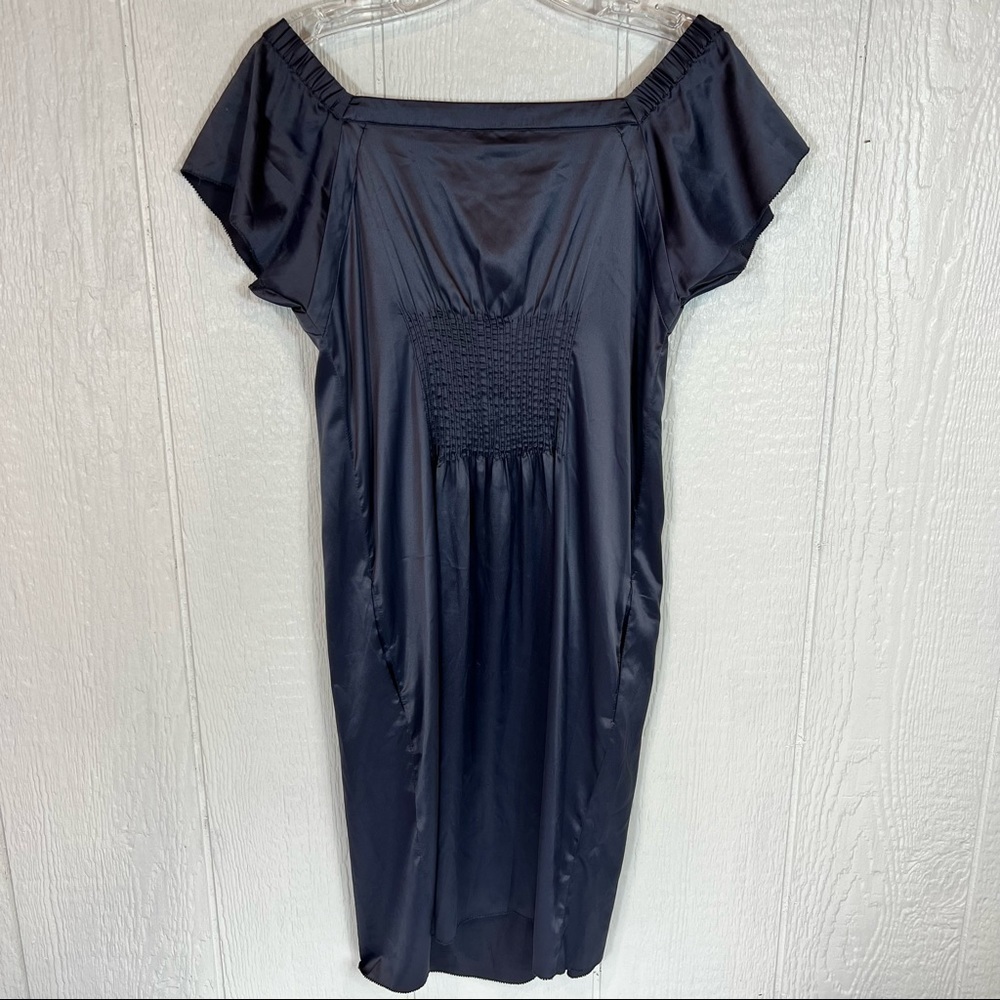 3.1 Philip Lim Purple Gray Silk Cocktail Dress - Picture 5 of 9